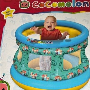 Inflatable Playpen - Blue and Yellow last price drop